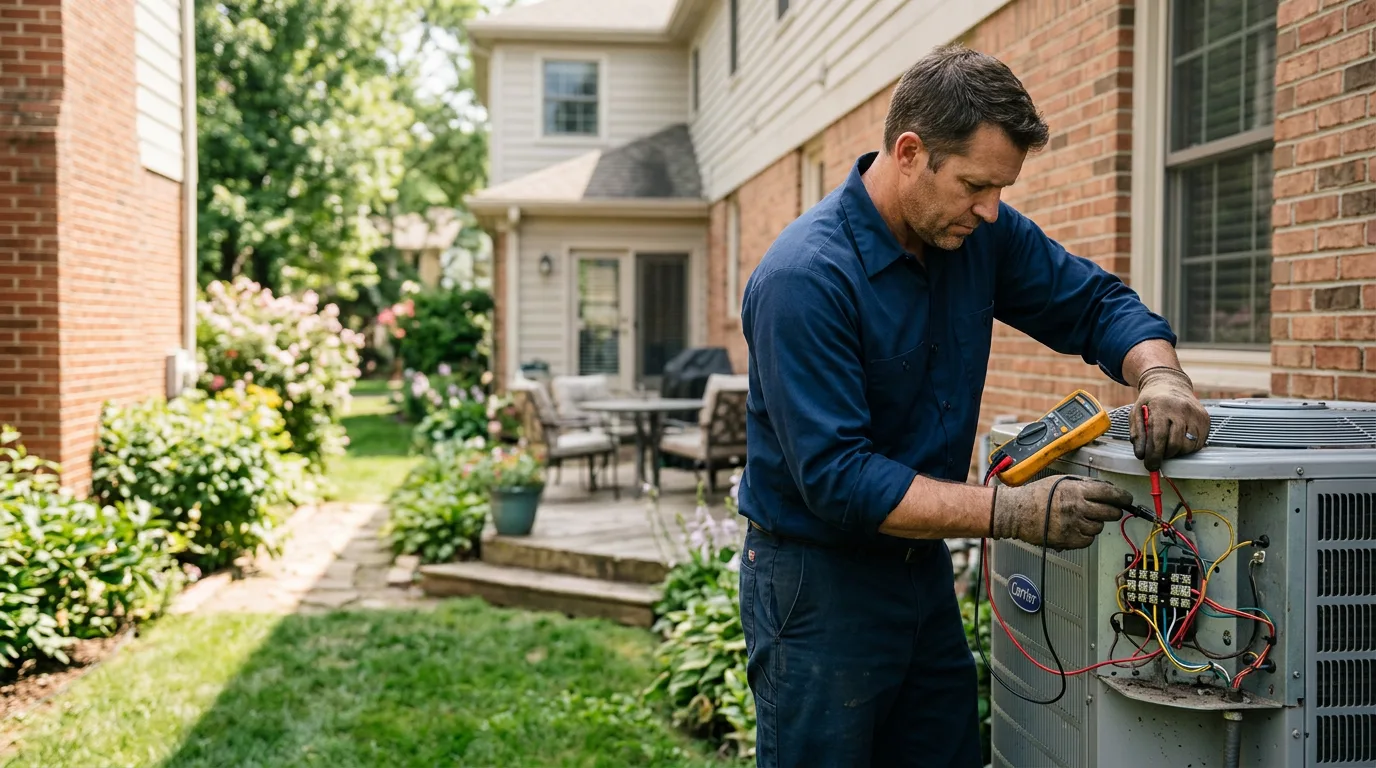 HVAC technician working near Chester, MD